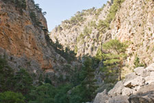 Schlucht Agia-Irini. Blick nach Süden