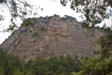 Samaria-Schlucht. Berge