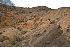 Samaria-Schlucht. Gelbe Steine