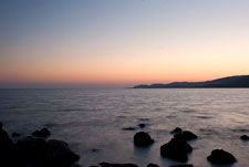Paleochora. Nach dem Sonnenuntergang