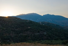 Unterwegs: Paleochora - Omalos. Sonnenaufgang