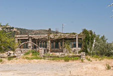 Kreta. Verlassenes Cafe