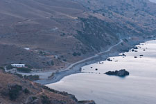 Preveli. Strand Drimiskiano Ammoudi