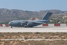 Flughafen Hania. Boeing C-17