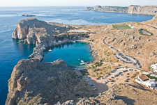 Blick von Lindos
