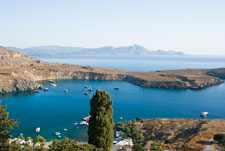 Blick von Lindos