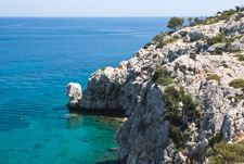 Küste Kolymbia