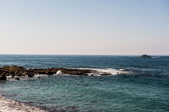 Stadt Paphos. An der Küste