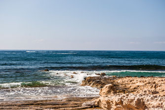 Stadt Paphos. An der Küste