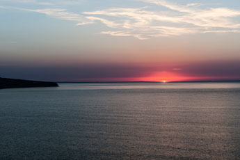 Kap Aspro. Sonnenaufgang