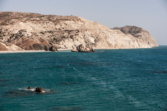 Petra tou Romiou. Blick nach Osten