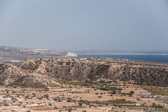 Dorf Pissouri. Ein Ausblick nach Osten