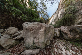In der Avakas-Schlucht. Hinter der Hauptschlucht