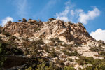 Felsen über dem Weg zur Avakas-Schlucht