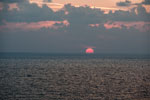 Kap Drepanon. Sonnenuntergang