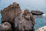 Petra tou Romiou. Felsen