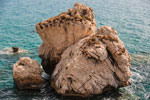 Petra tou Romiou. Felsen