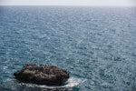 Petra tou Romiou. Ein Felsen