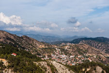 Troodos-Gebirge. Dorf Pedoulas