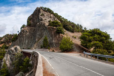 Troodos-Gebirge. Eine Brücke
