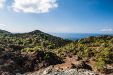Halbinsel Akamas. Smigies Wanderung. Blick nach Südwesten