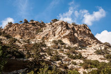 Felsen über dem Weg zur Avakas-Schlucht