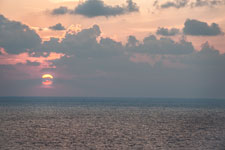 Kap Drepanon. Sonnenuntergang