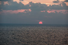 Kap Drepanon. Sonnenuntergang
