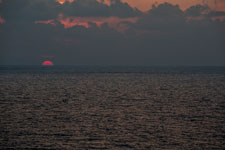 Kap Drepanon. Sonnenuntergang