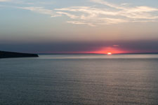 Kap Aspro. Sonnenaufgang