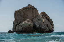 Petra tou Romiou. Felsen