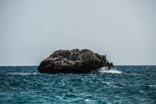 Petra tou Romiou. Ein Felsen