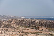 Dorf Pissouri. Ein Ausblick nach Osten