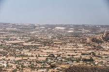 Dorf Pissouri. Ein Ausblick nach Osten