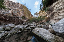 In der Avakas-Schlucht. Hinter der Hauptschlucht