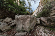 In der Avakas-Schlucht. Hinter der Hauptschlucht