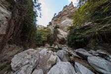 In der Avakas-Schlucht. Hinter der Hauptschlucht