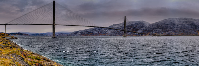 Leirfjord. Insel Alsta