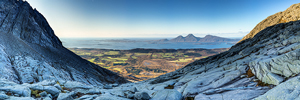 Abstieg vom Botnkrona. Insel Alsta