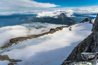 Am Berg Langletinden. Blick nach Osten