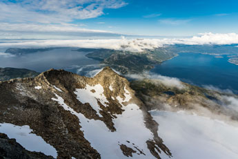 Am Berg Langletinden. Blick nach Norden