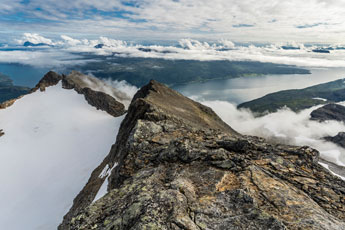 Am Berg Langletinden. Blick nach Südosten