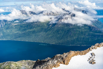 Am Berg Langletinden. Blick nach Osten