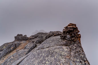 Insel Austvågøya. Am Berg Higravtindan