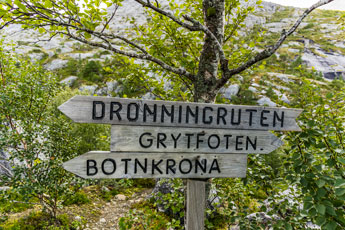 Sju søstre. Zum Berg Grytfoten