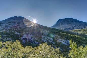 Sju søstre. Zum Berg Grytfoten