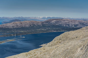 Sju søstre. Am Grytfoten. Blick nach Norden