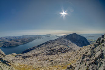 Sju søstre. Am Berg Grytfoten. Blick nach Südwesten