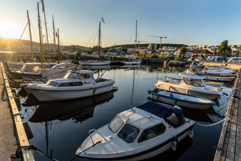 Larvik. Jachthafen