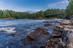 Fluss Lågen am Holmfoss